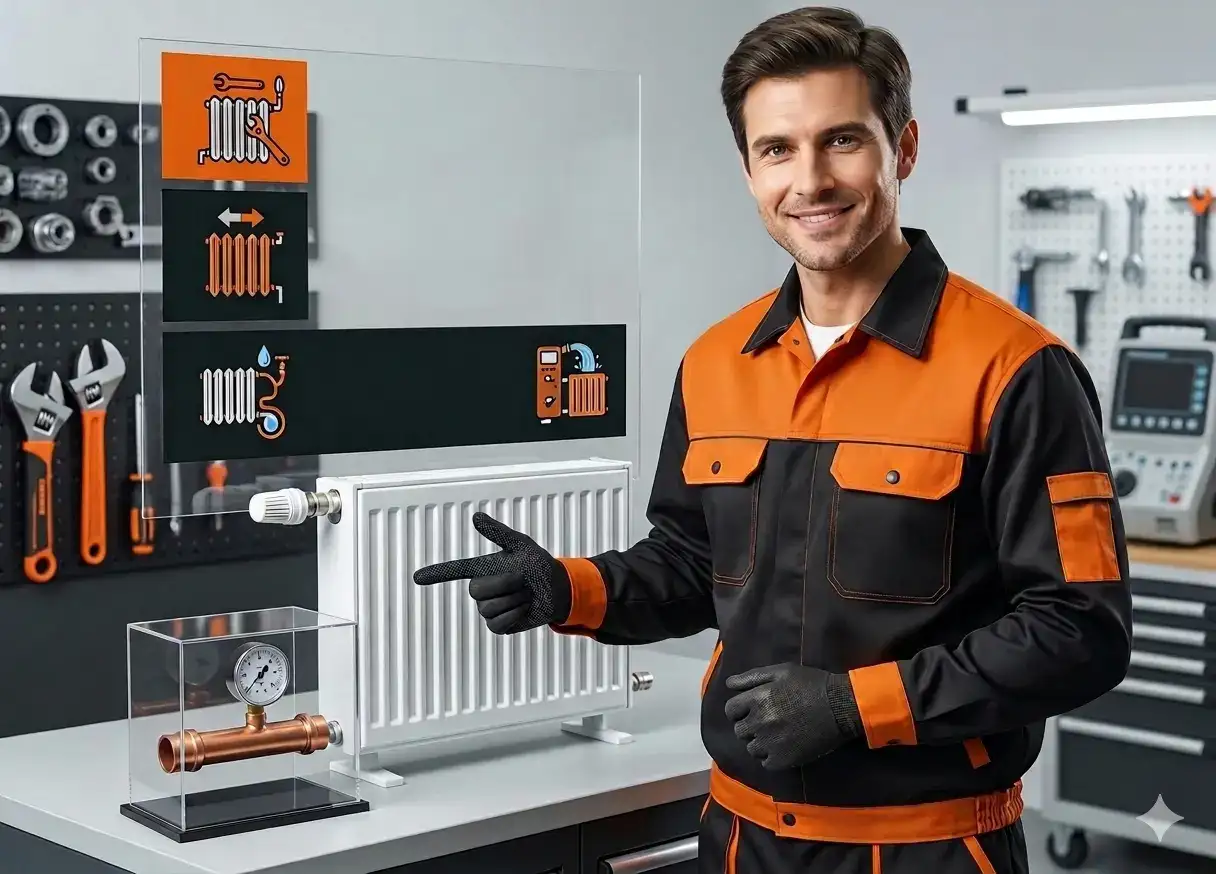 Radiatorların quraşdırılması, dəyişdirilməsi və yuyulması